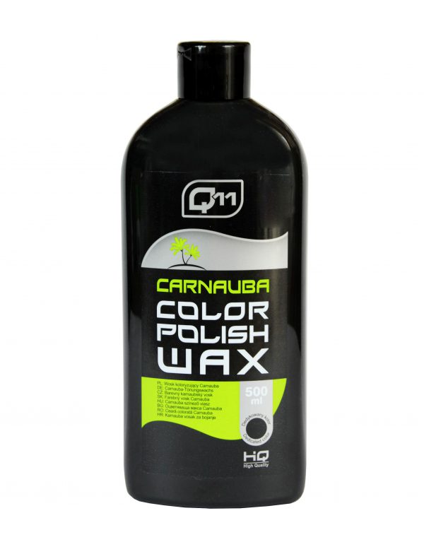 Q11 Carnauba Color Polish Wax Wosk koloryzujący czarny 500ml