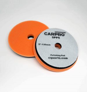 CarPro Orange Polish Pad – średnio ścierny pad polerski, 130mm