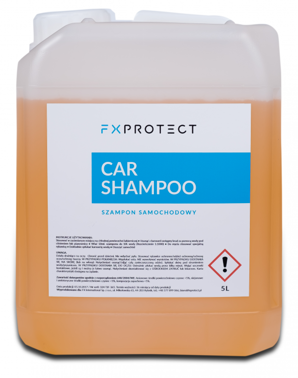 FX Protect Car Shampoo - szampon odtłuszczający, odtyka powłoki 5L