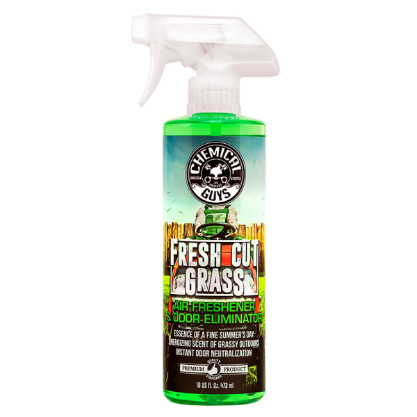 CHEMICAL GUYS Fresh Cut Grass Scent Air Freshener – odświeżacz powietrza o zapachu świeżo skoszonej trawy 473ml