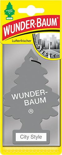 WUNDER-BAUM Drzewko zapachowe, odświeżacz samochodowy - Zapach City Style