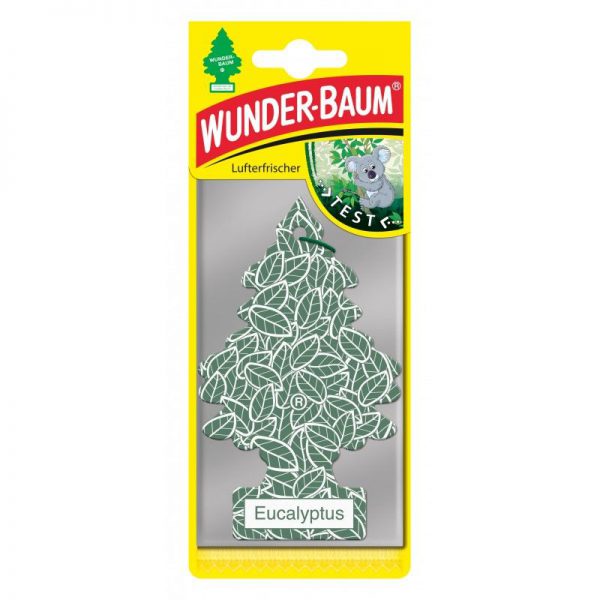WUNDER-BAUM Drzewko zapachowe, odświeżacz samochodowy - Zapach Eukalyptus