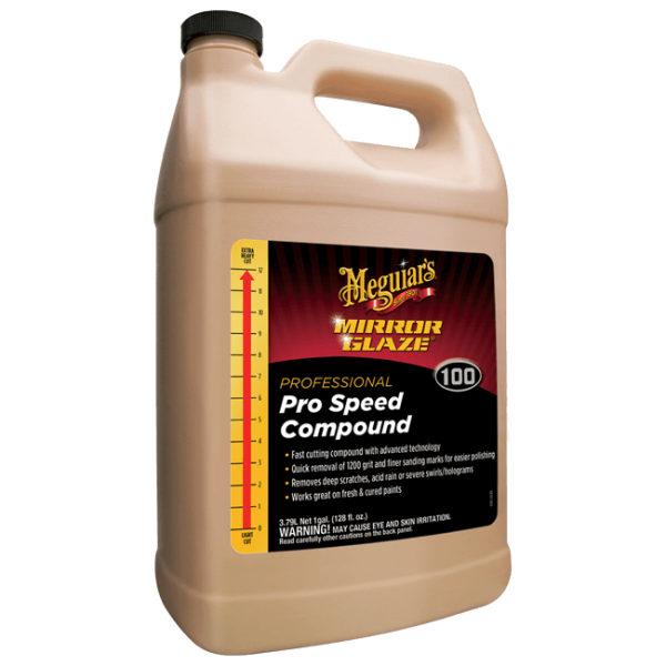 MEGUIAR'S Pro Speed Compound 1 Gallon Intensywnie ścierna bezsilikonowa pasta polerska (3,79L)