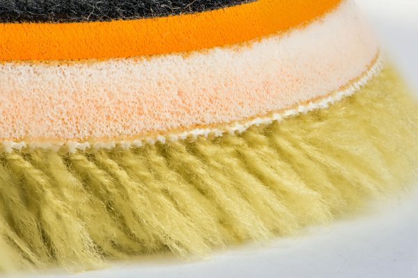 Honey Combination Wool Pad Ultra Cut - mocno tnący pad z wełny naturalnej i syntetycznej 75/80 mm