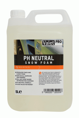ValetPRO pH Neutral Snow Foam Piana aktywna o neutralnym PH 5L