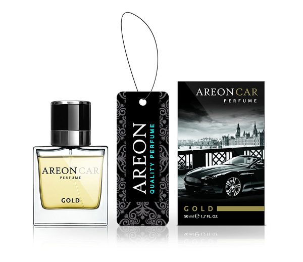 AREON Car Perfume Glass Zapach Gold 50ml