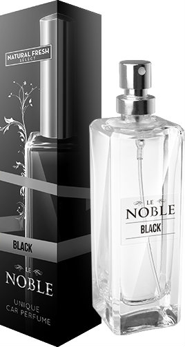NATURAL FRESH NOBLE Unique Air Perfume Spray Zapach Black