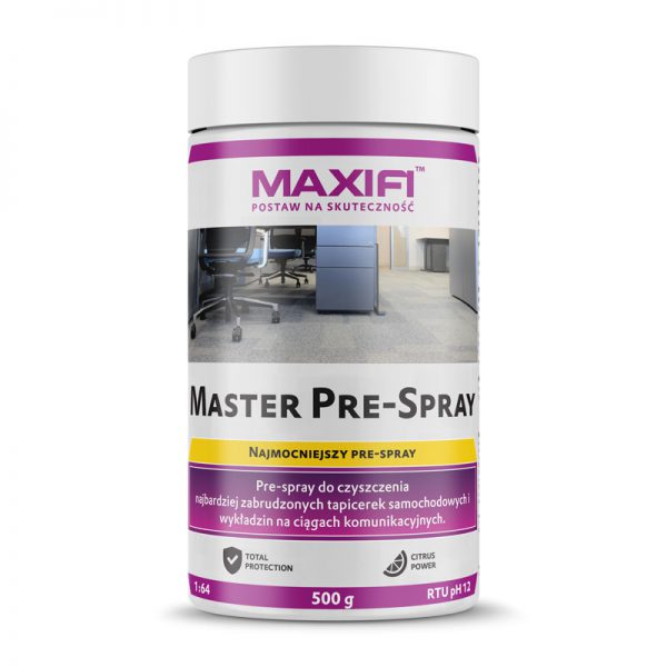 Maxifi Master Pre-Spray – proszek do prania tapicerki materiałowej 500g