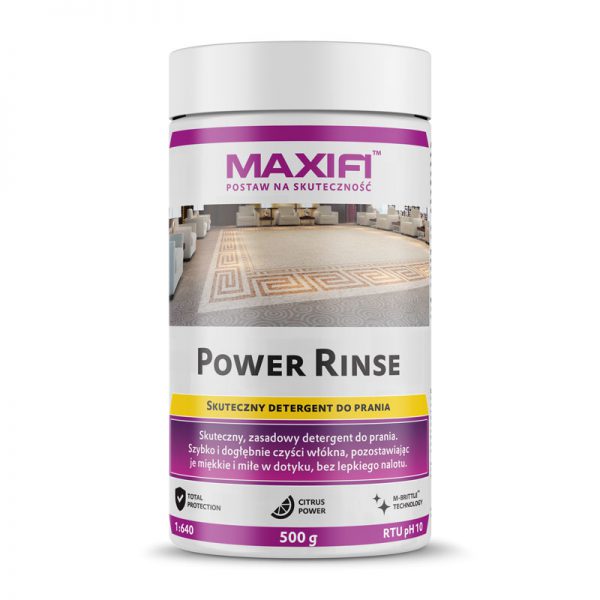 Maxifi Power Rinse – proszek do prania ekstrakcyjnego tapicerki 500g