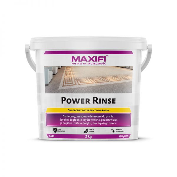 Maxifi Power Rinse – proszek do prania ekstrakcyjnego tapicerki 2kg