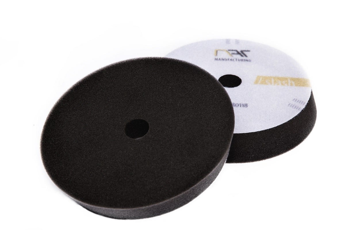 NAT Gąbka polerska SLASH DA Czarna miękka 133/148mm