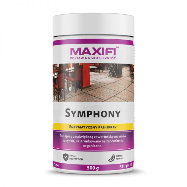 Maxifi Symphony – pre-spray do usuwania zabrudzeń pochodzenia organicznego 500g