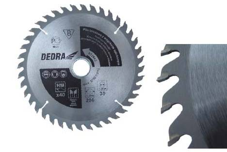 Piła tarczowa Tarcza do drewna 180x20 40z DEDRA H18040