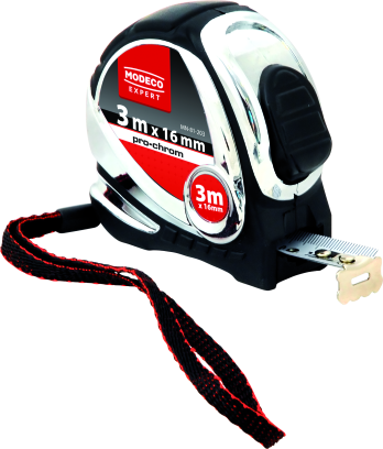 Modeco Miara zwijana 3m x 16mm stalowa NYLON (MN-81-203)