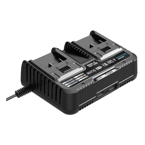 DEDRA Ładowarka na dwa akumulatory, zasilacz SAS+ALL pasuje do DED7032, DED7034, DED7035 (DED7038V)